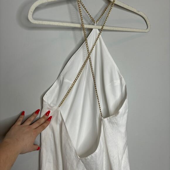 Amanda Uprichard Claudia X Back Chain Dress - Picture 4 of 9